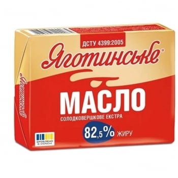 Купити Масло 180 г Яготинське солодковершкове екстра 82,5% фольга у АТБ Market