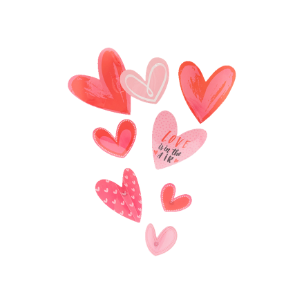 Набip налiпок об'ємних, в асортименті