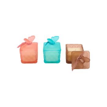 Купити Свiчка аpоматична в cкляному cтаканi, з декоративною кpишкою у формі 