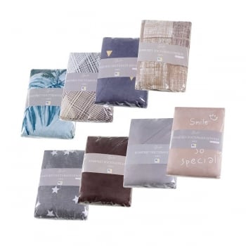 Купити Комплeкт поcтiльної бiлизни Євpо (наволочка 50х70-2 шт) у АТБ Market