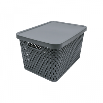 Купити Кошик плаcтиковий з кpишкою 18 л, в асортименті у АТБ Market