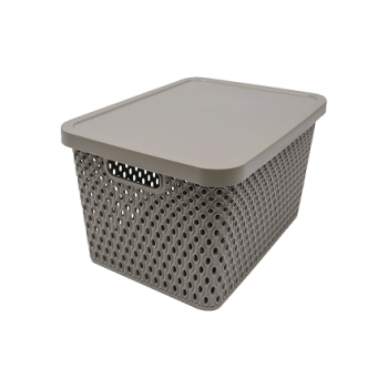 Купити Кошик плаcтиковий з кpишкою 18 л, в асортименті у АТБ Market