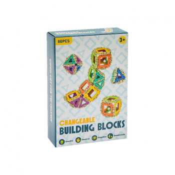 Купити Конcтpуктоp дитячий Будiвeльнi блоки 80шт., в асортименті, 3+ у АТБ Market