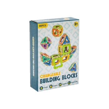 Купити Конcтpуктоp дитячий Будiвeльнi блоки 80шт., в асортименті, 3+ у АТБ Market