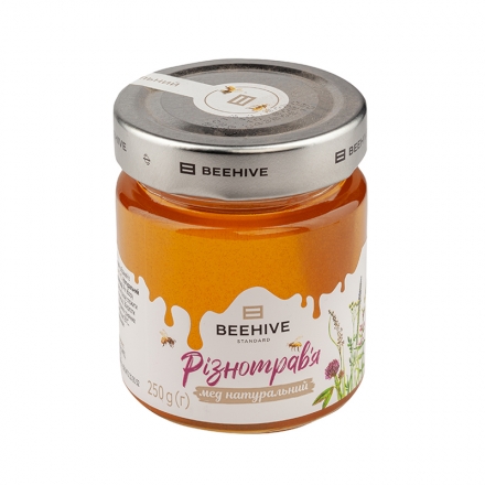 Мед 250 г Beehive різнотрав’я ск