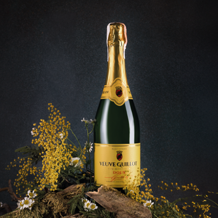 Вино ігристе 0,75л Veuve Guillot напівсолодке біле 11% Франція