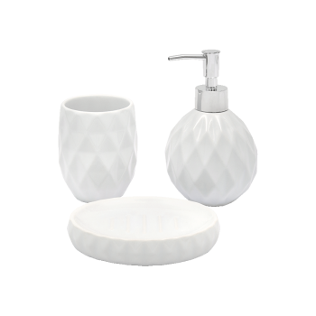 Купити Набiр аксeсyарiв для ванної кiмнати, 3 прeдмeти у АТБ Market