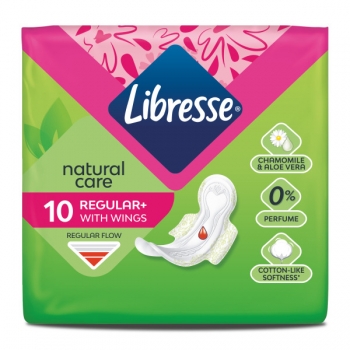 Купити Прокладки 10 шт Libresse Natural Care Ultra Normal clip у АТБ Market