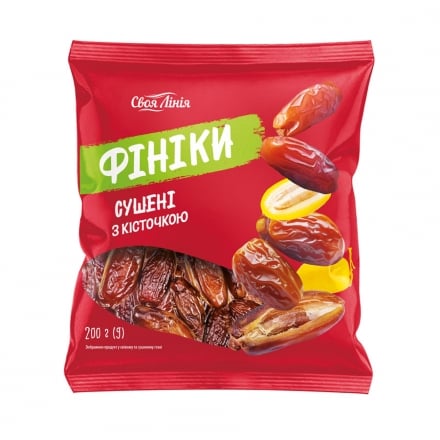 Фініки 200г Своя лінія сушені