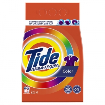 Купити Засіб миючий синтетичний 2,1кг Tide Aqua Puder Color/Альпійська Свіжість м/уп у АТБ Market