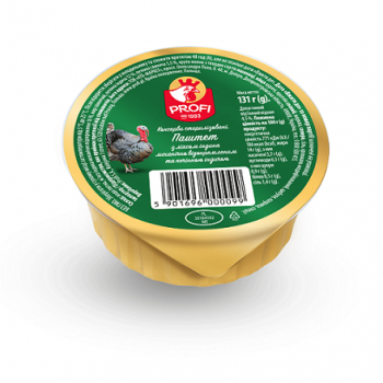 Купити Паштет 131 г Profi індичий ламістер у АТБ Market