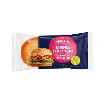 Купить Булочка 200 г День у День Бутеpбpодна Гамбуpгеp з кунжутом п/ет в АТБ Market