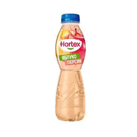 Напій 0,5 л Hortex соковий яблуко-вишня, яблуко-персик ПЕТ Польща