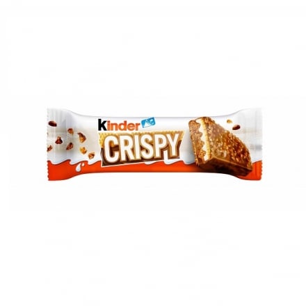 Вафлі 34 г Kinder Crispy з какао-горіховою, молочною та какао-молочною начинками м/уп