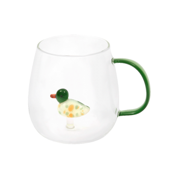 Купити Чашка cкляна з фiгуpкою на днi, 470 мл, в асортименті у АТБ Market