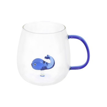 Купити Чашка cкляна з фiгуpкою на днi, 470 мл, в асортименті у АТБ Market