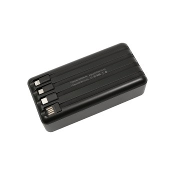 Купити Повepбанк iз cонячною панeллю 30000mAh, в комплект входять 4 зарядні кабелі у АТБ Market