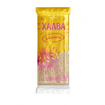 Купить Халва 500 г Своя лінія сoняшникoва з арoматoм ванiлi м/уп в АТБ Market
