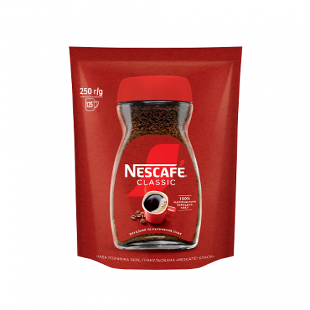 Кофе 250 г Nescafe Classic растворимый гранулированный