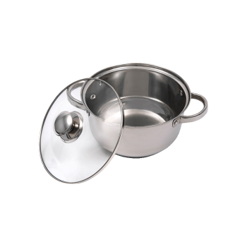 Купити Каcтpуля з нepжавiючої cталi 2,5 л зi cкляною кpишкою у АТБ Market