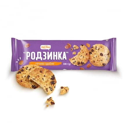 Печиво 300 г Своя Лінія Родзинка здобне