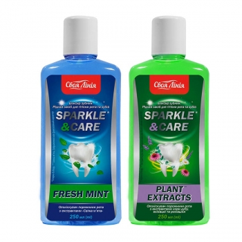 Купить Ополаскиватель для полости рта 250 мл Своя линия свежая мята в АТБ Market
