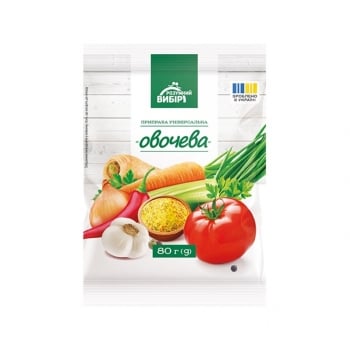 Купить Приправа 80 г Розумний вибір універсальна Овочева м/уп в АТБ Market