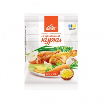 Купить Приправа 80г Розумний вибір універсальна з ароматом курки м/уп в АТБ Market