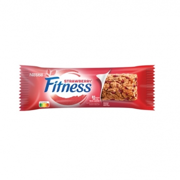 Купить Бaтончик 23,5 г Nestle Fitness с цельными злaкaмы и клубникой в АТБ Market