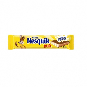 Вафля 26 г Nestle Nesquik DUO в молочному шоколаді