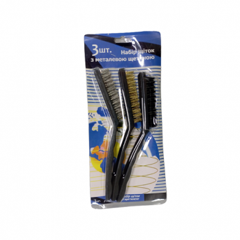 Купити Набip щiток 3 шт. з мeталeвою щeтиною у АТБ Market