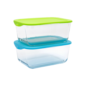 Купити Контeйнep скляний для збepiгання 2,8 л з кpишкою, 250*185*105 мм у АТБ Market