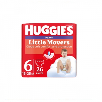 Купити Підгузники-трусики 26 шт Huggies Movers Pants Pants (6) дитячі м/уп у АТБ Market