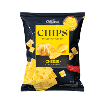 Купить Чипсы 110 г Своя линия картофельные со вкусом сыра в АТБ Market