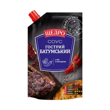 Купити Соус 200г Щедро Гострий Батумский д/пак у АТБ Market