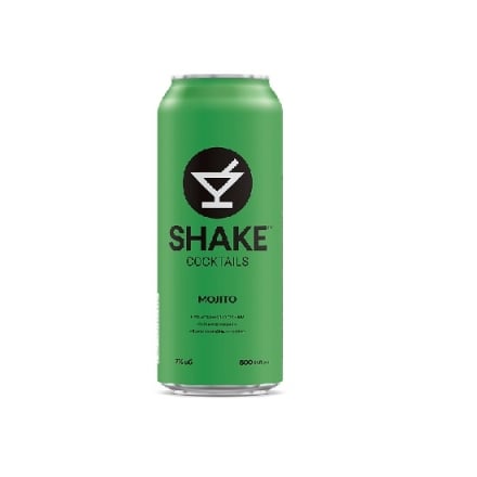 Нaпій 0,5 л Shake Мохіто слaбoaлкoгoльний сильнoгaзoвaний 7% oб з/б