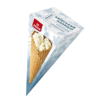 Купити Морозиво 110 г Київський пломбір ваф.ріжок карт/уп у АТБ Market
