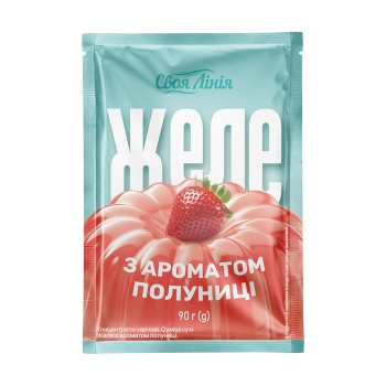Купить Желе 90 г Своя Линия со вкусом клубники  в АТБ Market