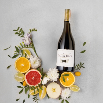 Вино 0,75л Grand Noir Chardonnay IGP біле сухе 13,5%, Франція