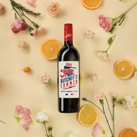 Вино 0,75л  Butcher's Corner напівсухе червоне 14,0%, Франція