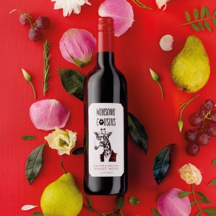 Вино 0,75 л WINSOME COUSINS PINOT NOIR червоне сухе 12,5 % об. скл/пл Франція