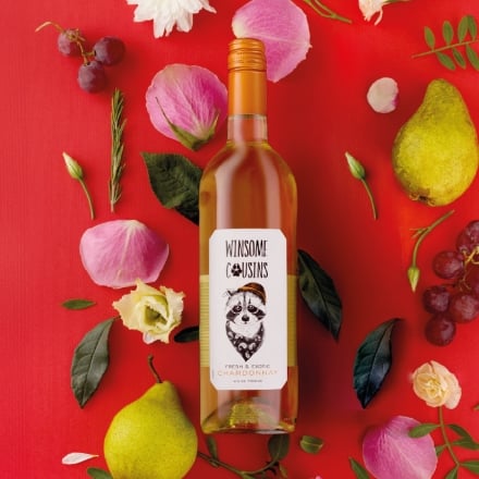 Вино 0,75 л WINSOME COUSINS CHARDONNAY біле сухе 12,5 % об. скл/пл Франція