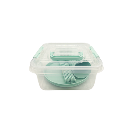 Набір для пікніка пластиковий, 21 предмет