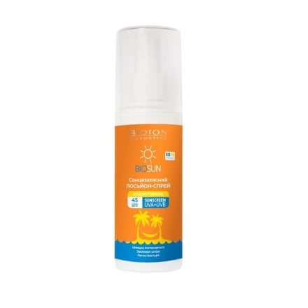 Лосьйон-спрей сонцезахисний 100 мл Bioton SPF45 п/флакон