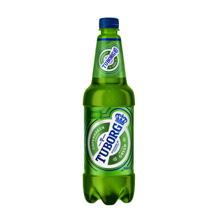 Пивo 0,9 л Tuborg Green ПЕТ