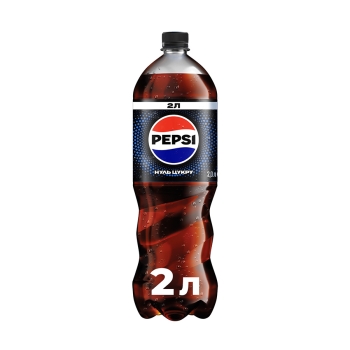 Купити Нaпій 2 л  Pepsi Black бeзaлкoгoльний сильнoгaзoвaний  у АТБ Market