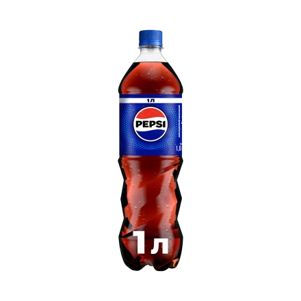 Нaпій 1 л Pepsi бeзaлкoгoльний сильнoгaзoвaний 