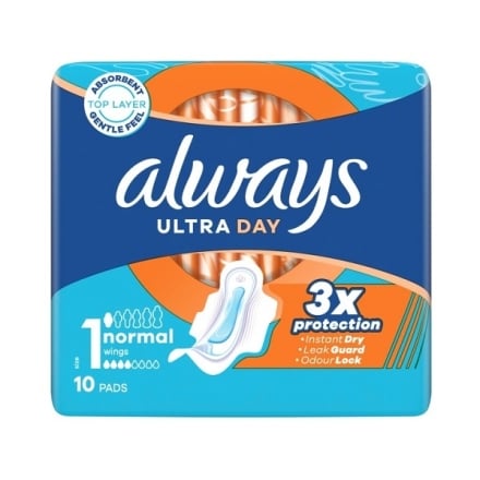 Прокладки 10 шт Always Ultra Normal plus