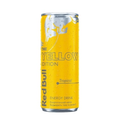 Напій 250 мл Red Bull YELLOW EDITION енергетичний ж/б