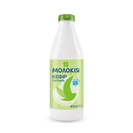 Кефір 0,87 кг Молокія густий 2,5% 